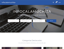 Tablet Screenshot of infocalamuchita.com